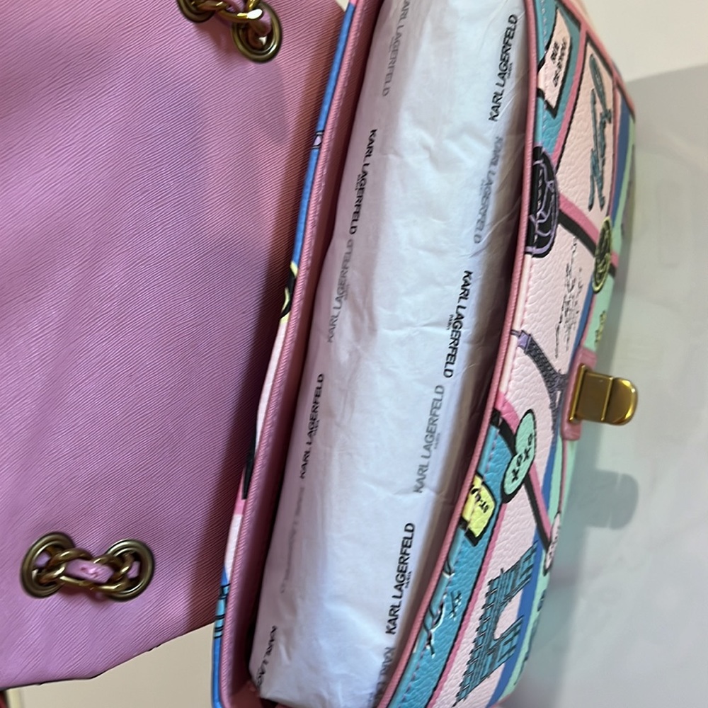 NWT Karl Lagerfeld Aguness Shoulder Bag - Picture 6 of 7